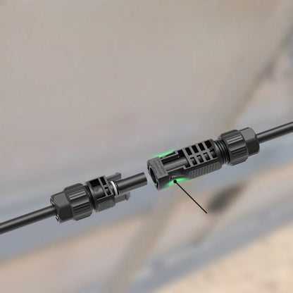 Nature's Generator 50ft Quick Release MC4 Extension Cables For Solar Panels 4 mm2 Copper Core