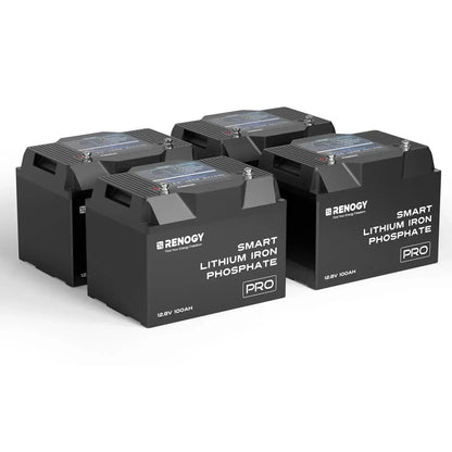 Renogy Pro - 12V 100Ah/200Ah Smart LiFePO4 Battery w/ Bluetooth & Self-Heating