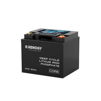 Renogy Core - 12V 50Ah Deep Cycle Lithium Iron Phosphate Battery
