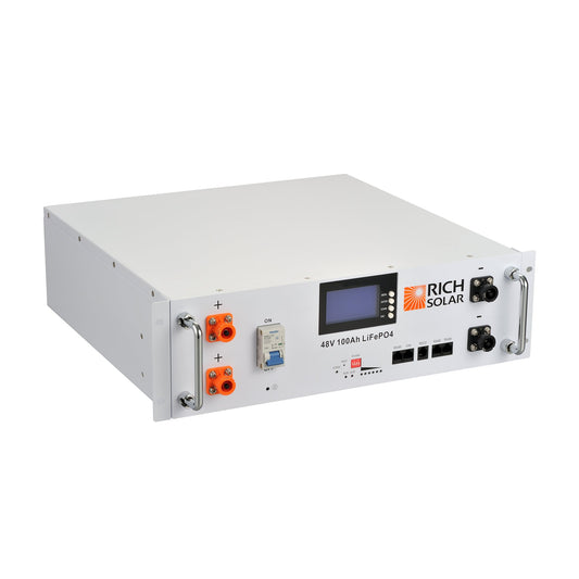 Rich Solar Alpha 5 48V 100Ah LiFePO4 Server Rack Battery