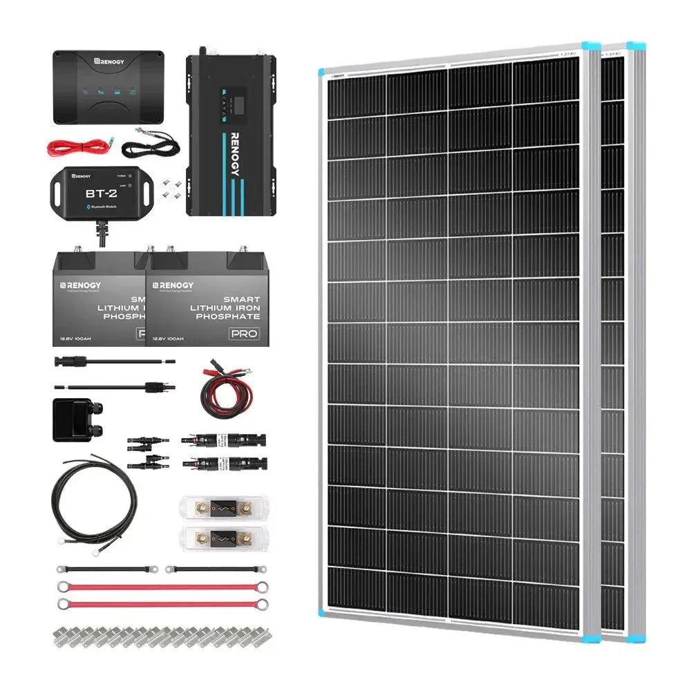 Renogy Customizable RV Solar Kit 400W 12V | DC-DC Battery Charger with MPPT