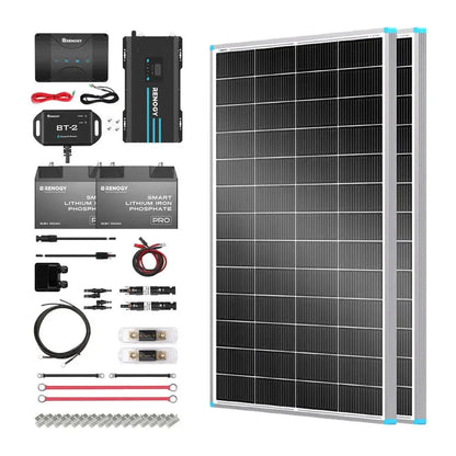 Renogy Customizable RV Solar Kit 400W 12V | DC-DC Battery Charger with MPPT