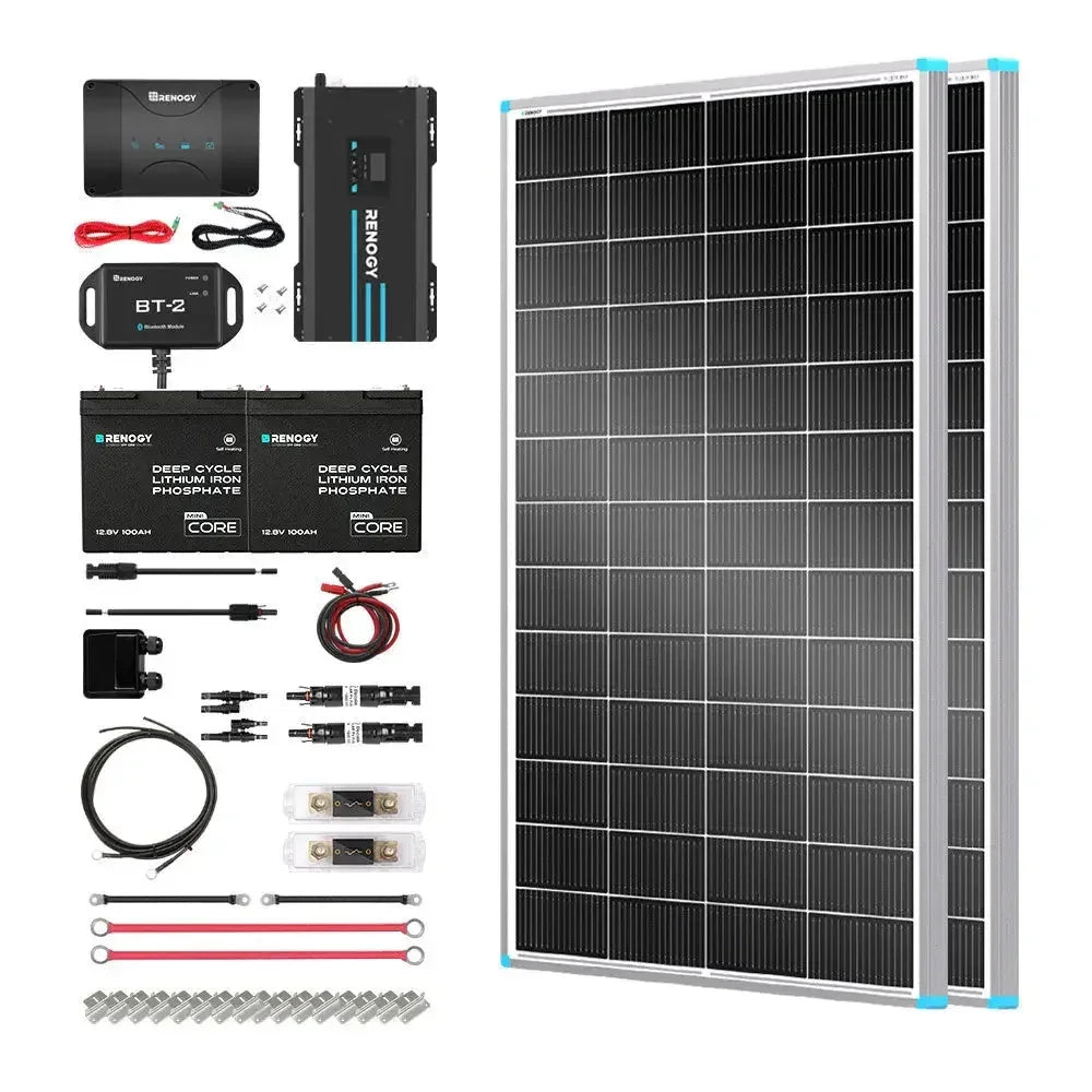 Renogy Customizable RV Solar Kit 400W 12V | DC-DC Battery Charger with MPPT