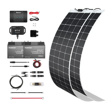 Renogy Customizable RV Solar Kit 400W 12V | DC-DC Battery Charger with MPPT