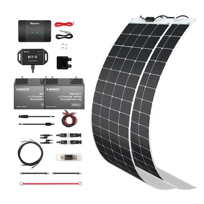 Renogy Customizable RV Solar Kit 400W 12V | DC-DC Battery Charger with MPPT