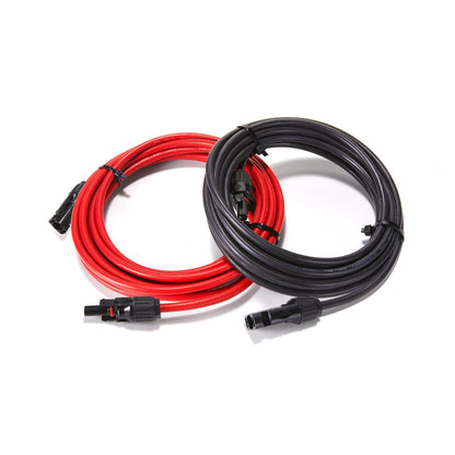 10 Gauge Solar Panel Extension Cable with Male and Female Solar Connector Ends