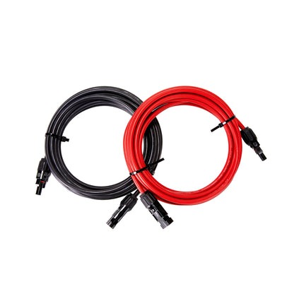 10 Gauge Solar Panel Extension Cable with Male and Female Solar Connector Ends