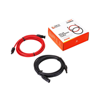 10 Gauge Solar Panel Extension Cable with Male and Female Solar Connector Ends