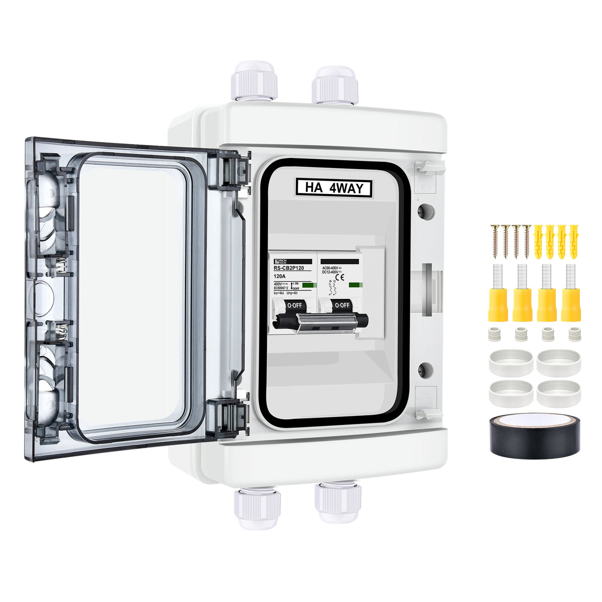 5 Pole Outdoor Circuit Breaker Box