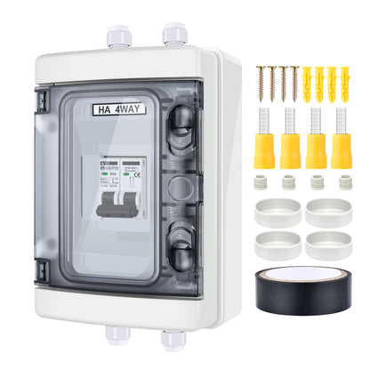 6 Pole Outdoor Circuit Breaker Box