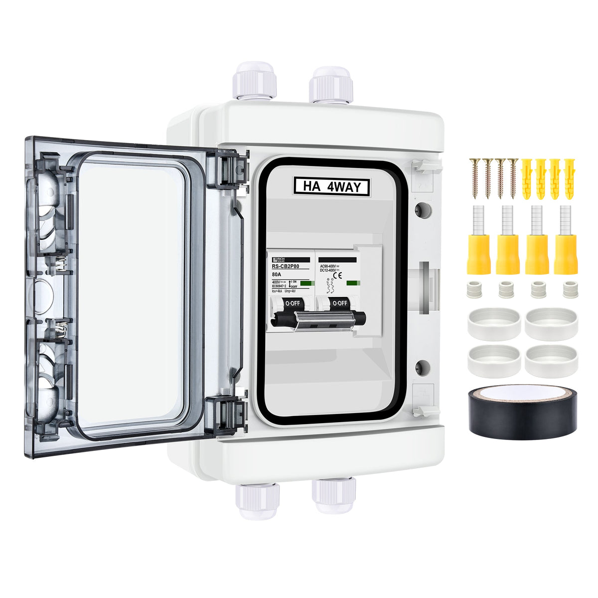 3 Pole Outdoor Circuit Breaker Box