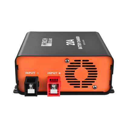 12V 20A DC to DC Battery Charger for RV, Van, Boat, Off-Grid | Lithium & Lead-Acid Batteries