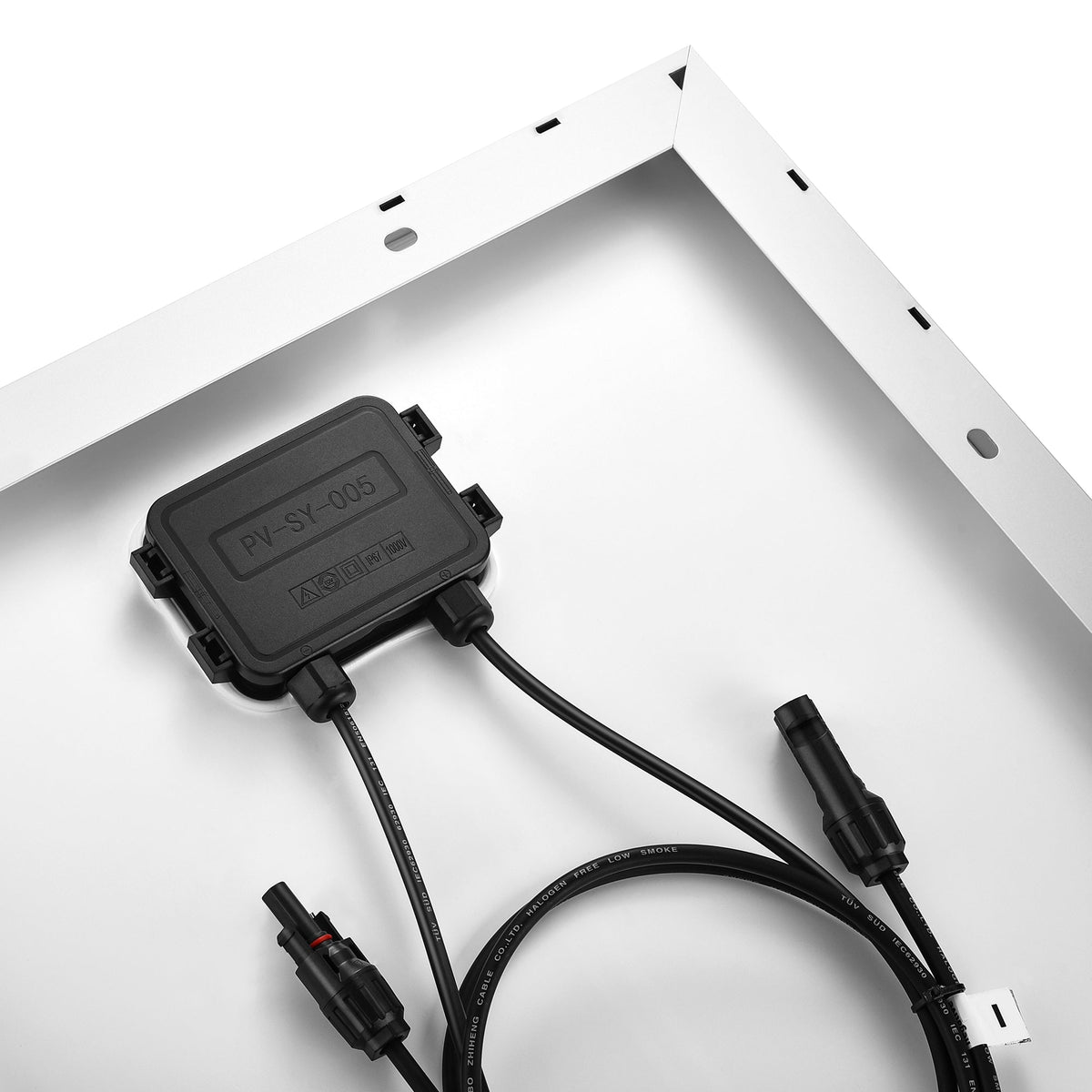 MEGA 130 SLIM | 130 Watt Slim Solar Panel | Compact 12V Narrow Panel for Vans, Campers, Boats  | UL Certified