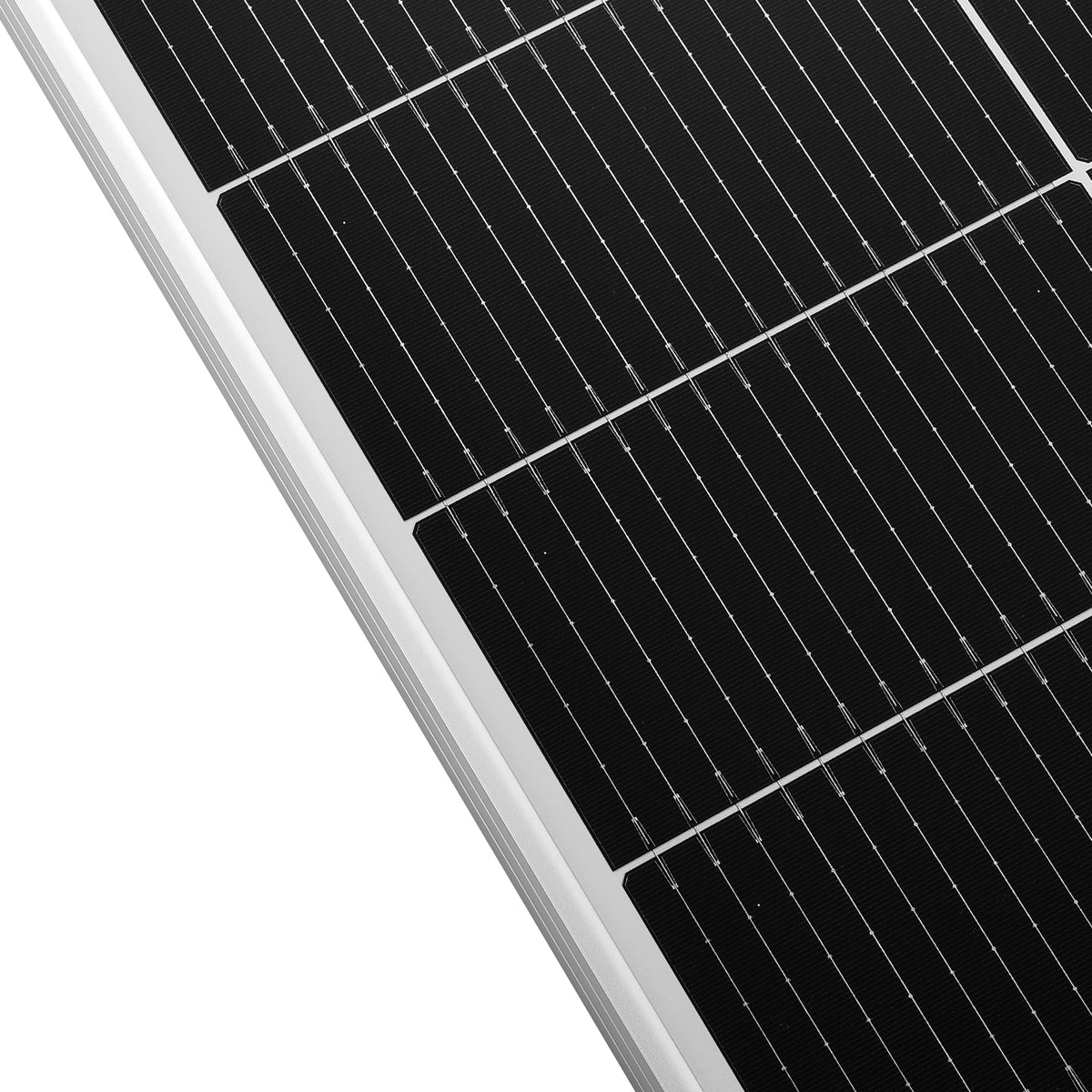 MEGA 130 SLIM | 130 Watt Slim Solar Panel | Compact 12V Narrow Panel for Vans, Campers, Boats  | UL Certified