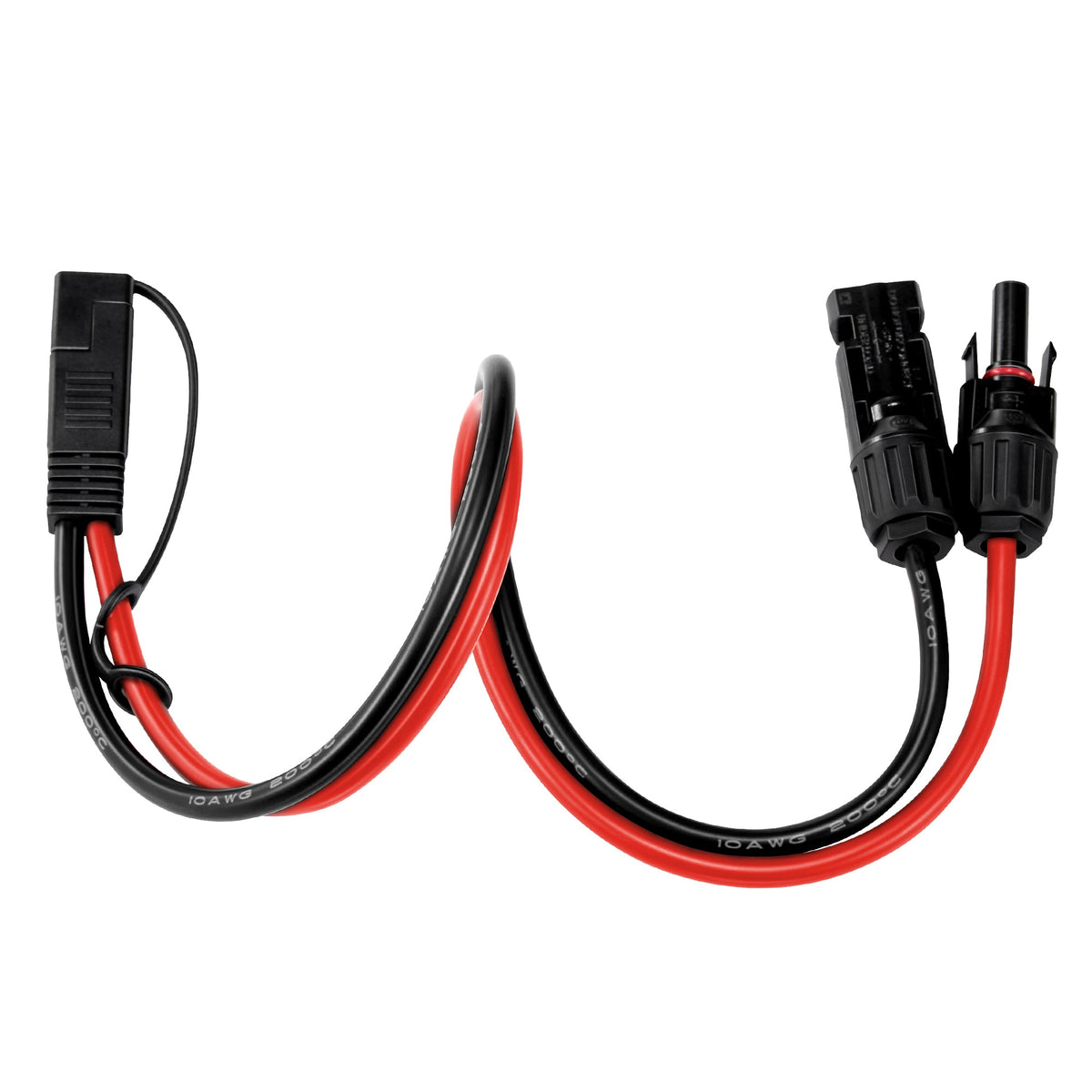 10AWG Solar Connector to SAE Adapter | Connect Solar Panel Connectors to SAE Plug