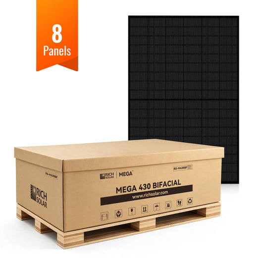 Rich Solar Mega 430 Bifacial 24V Commercial Solar Panel