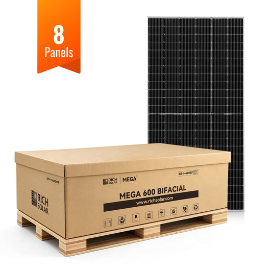 Rich Solar Mega 600 Bifacial N Type Topcon Solar Panel