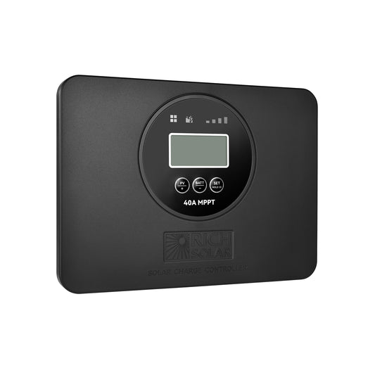 BRAVO PRO 40 | Premium 40A 12V/24V MPPT Flush Mount Solar Controller for RVs, Trailers, Campers, Vans, Boats, Off-Grid