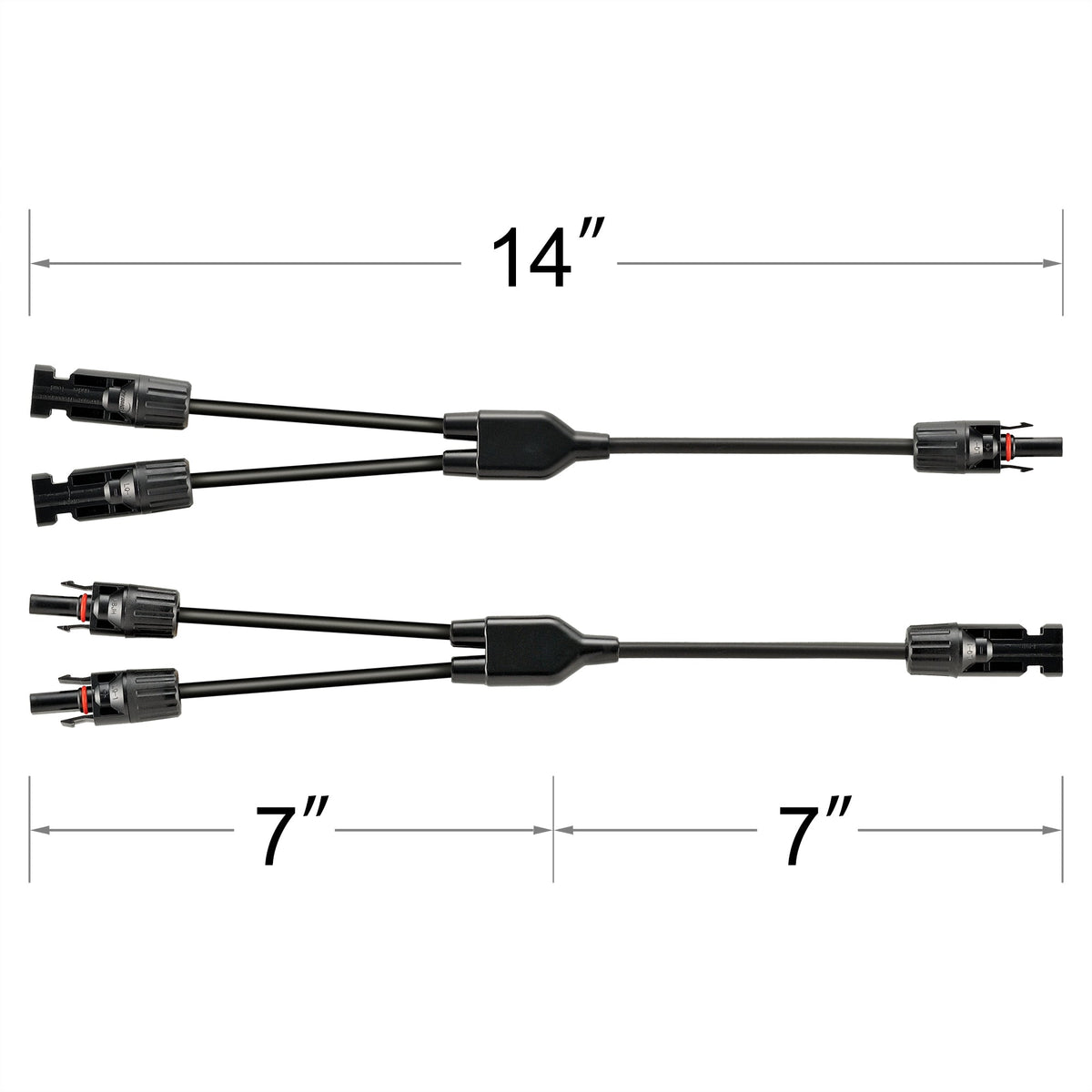 Y branch parrallel adapters 2 to 1