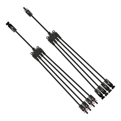 Y branch parrallel adapters 4 to 1