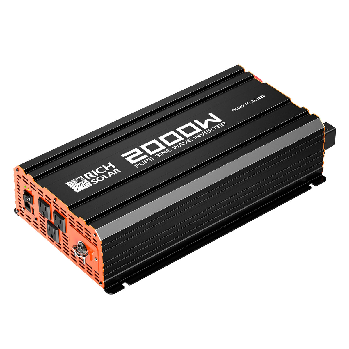 NOVA PURE MAX 2K | 2000 Watt (2kW) 24 Volt Industrial Pure Sine Wave Inverter