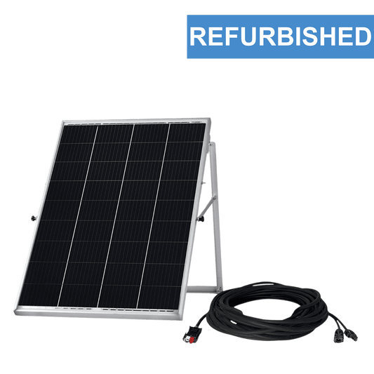 Refurbished Nature's Generator Power Panel Solar Panel With 50 Ft Cable For Recharge And Backup