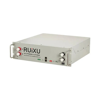 RUIXU Server Rack Battery 3U RX-LFP48100 Rack Mounted Lithium Battery Module UL1973 UL9540