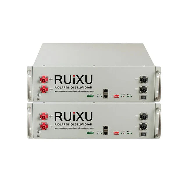 RUIXU Server Rack Battery 3U RX-LFP48100 Rack Mounted Lithium Battery Module UL1973 UL9540