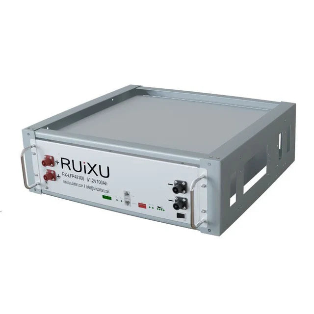 RUIXU Server Rack Battery 3U RX-LFP48100 Rack Mounted Lithium Battery Module UL1973 UL9540
