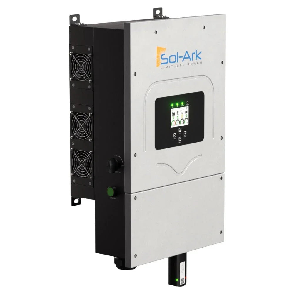 Sol-Ark 8K (EMP Hardened) 120/240/208V 48V [All-In-One] Hybrid Solar Inverter  | 10 Year Warranty