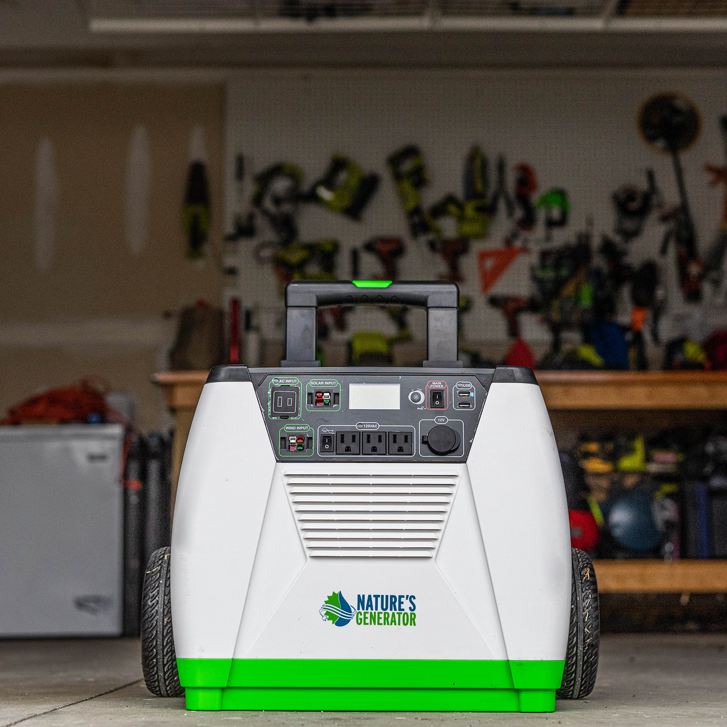 Nature's Generator Gold System Portable Solar Power Station 1800 W Includes High Output Solar Panel Model 1800