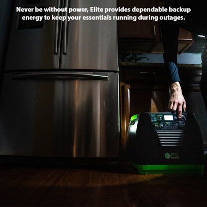 Nature's Generator Elite Portable Power Station For Home Backup And Off Grid Use
