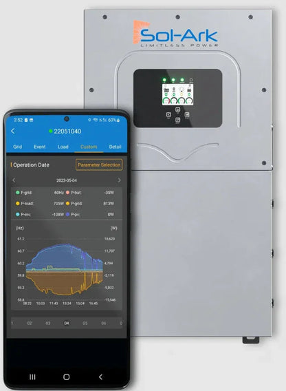 Sol-Ark 18K Hybrid Solar Inverter 18K-2P-N All in One