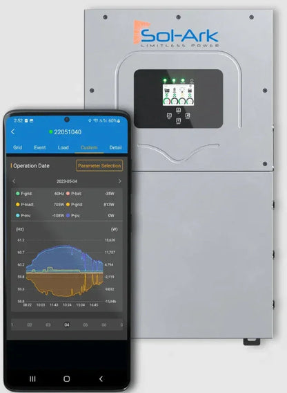 Sol-Ark 18K Hybrid Solar Inverter 18K-2P-N All in One
