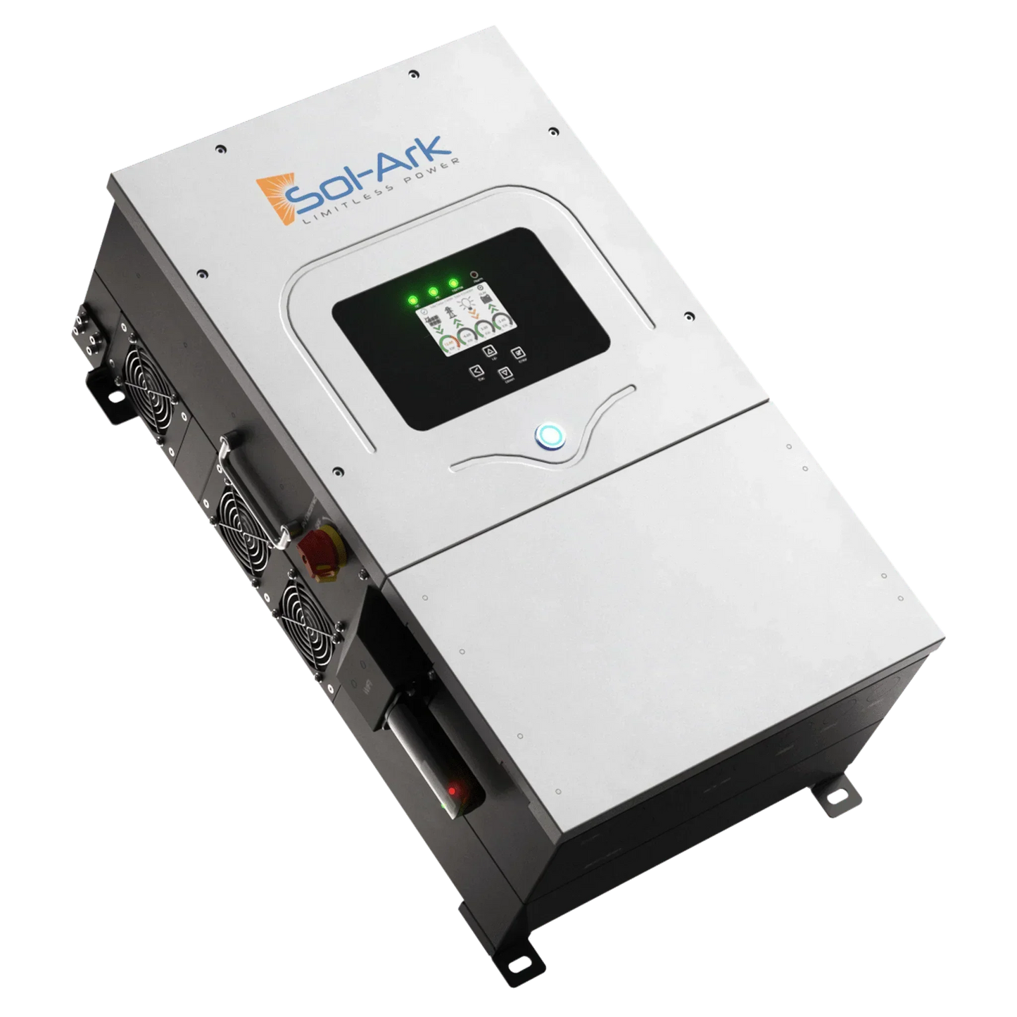 Sol-Ark 12K-2P (120/240/208V) 48V [All-In-One] Pre-Wired Hybrid Solar Inverter | 10-Year Warranty