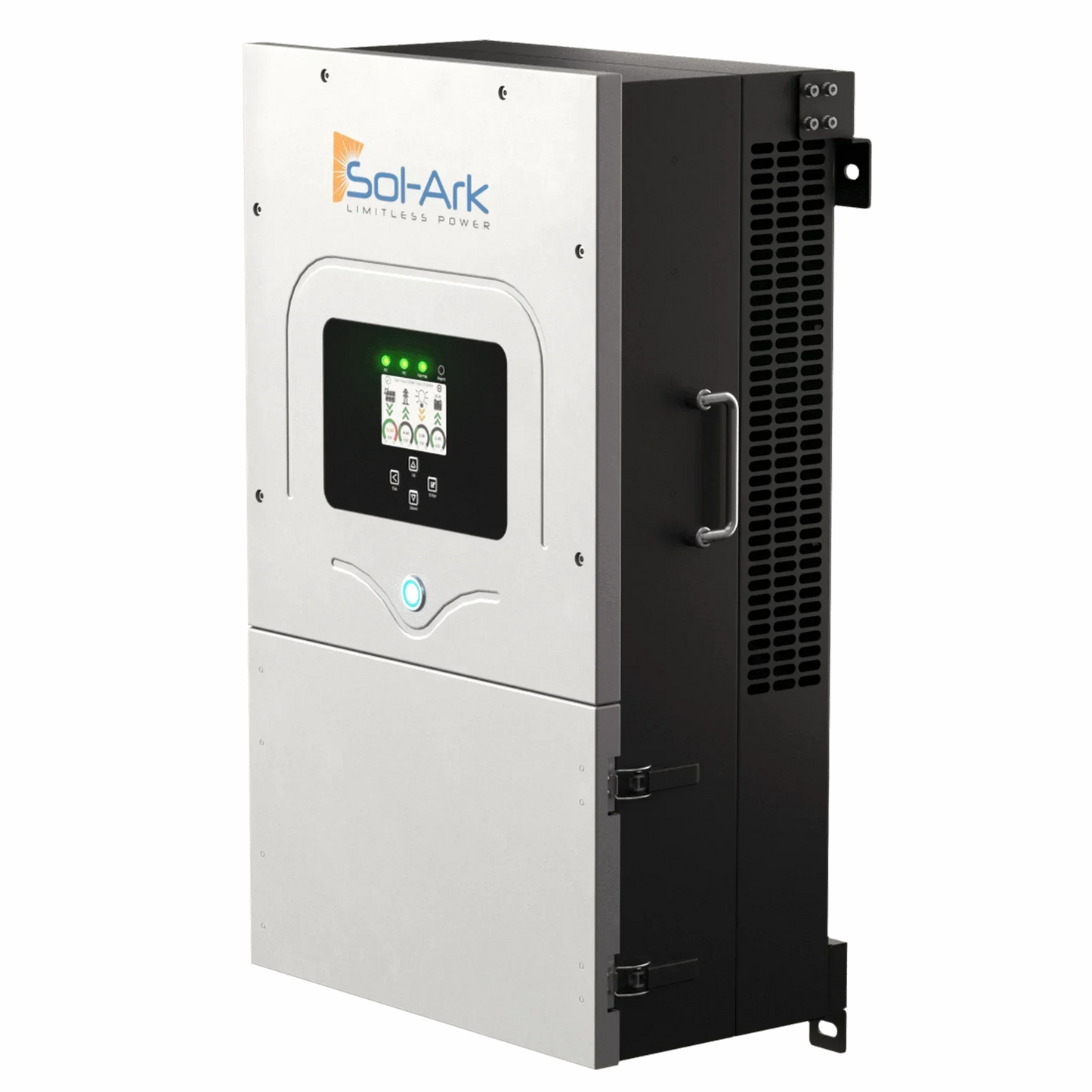 Sol-Ark 12K-2P (120/240/208V) 48V [All-In-One] Pre-Wired Hybrid Solar Inverter | 10-Year Warranty