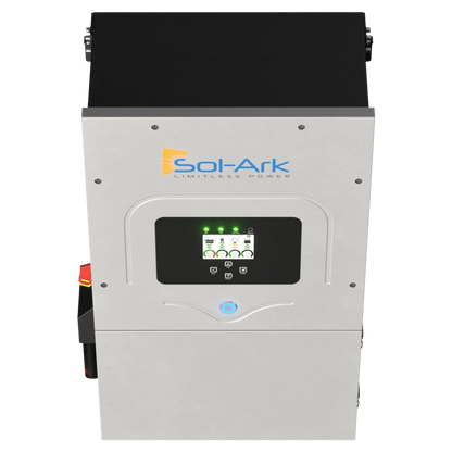 Sol-Ark 12K-2P (120/240/208V) 48V [All-In-One] Pre-Wired Hybrid Solar Inverter | 10-Year Warranty