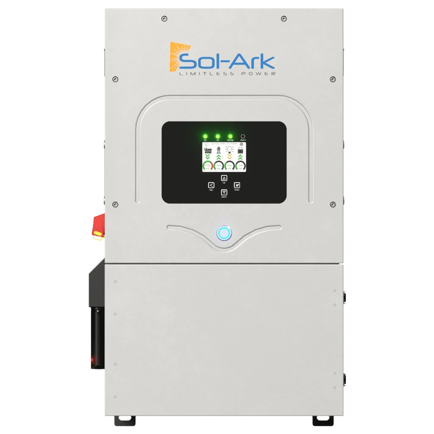 Sol-Ark 12K-2P (120/240/208V) 48V [All-In-One] Pre-Wired Hybrid Solar Inverter | 10-Year Warranty