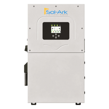 Sol-Ark 15K All-In-One Hybrid Solar Inverter | 120/240/208V 48V Pre-Wired | 10-Year Warranty