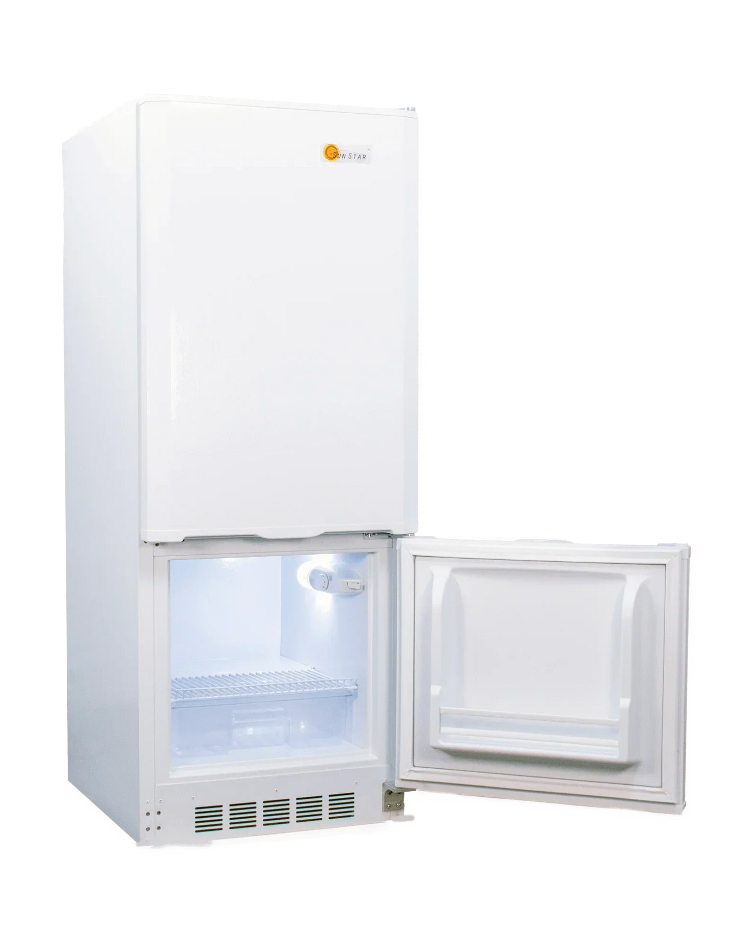 SunStar 10CU Solar DC/AC Refrigerator - White ST-10RF-W