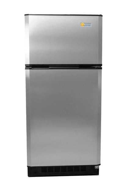 SunStar 16CU Solar/DC Refrigerator - Stainless Steel ST-16RF-SS