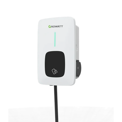Growatt THOR 12AS-P-US Level 2 EV Charger 50A Smart Wi-Fi RFID PV Linkage NEMA 4X Compatible With All Brands EVS