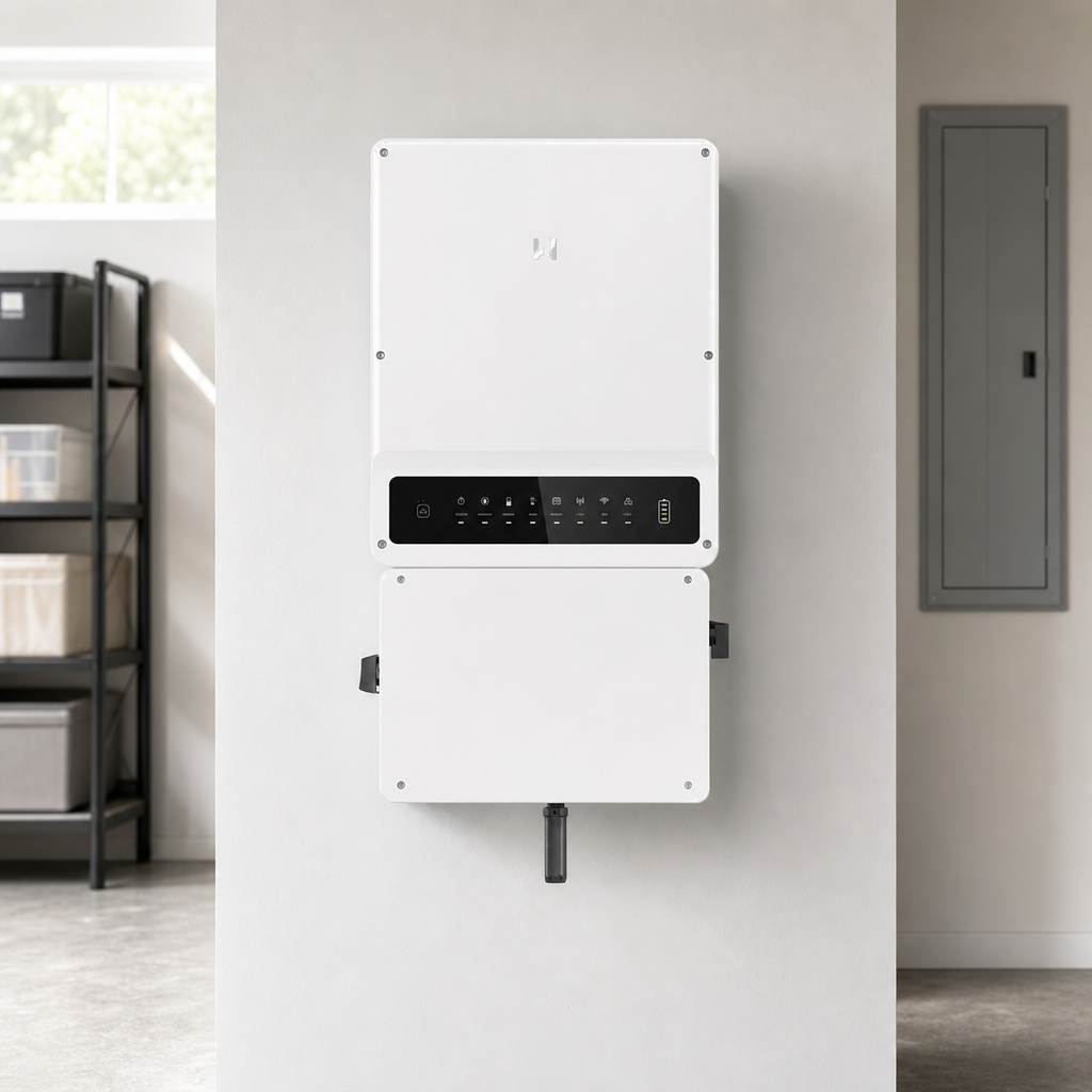 GoodWe GW9600A-ES 9.6kW Split Phase Hybrid Inverter with 4 MMPTs| Compatible with GoodWe Lynx HV Battery Certificated UL9540 lifestyle hero image