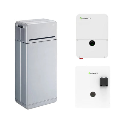 LG 16H Prime 16 kWh High-Voltage Battery Bundle With Growatt 7.6 kW Or 11.4 kW Grid-Tie Inverter
