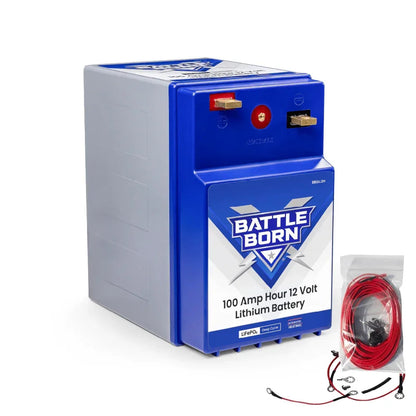 Battle Born 100Ah 12V GC2 LiFePO4 Heated Battery Kit