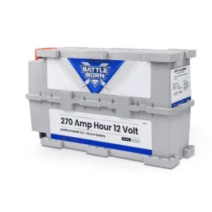 Battle Born 270Ah 12V GC3 LiFePO4 Heated Battery Kit