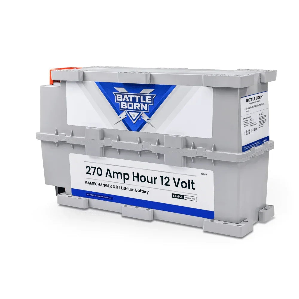 Battle Born 270Ah 12V LiFePO4 Deep Cycle GC3 Battery