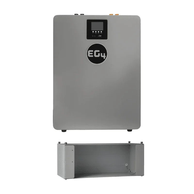 EG4 100Ah Lithium Battery - WallMount [Indoor] | 48V 5.12kWh LiFePO4 | UL1973 Certified | 10-Year Warranty