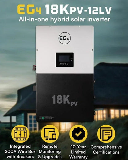 EG4 18k PV Hybrid Inverter 18000W PV Input EG4-18KPV-12LV