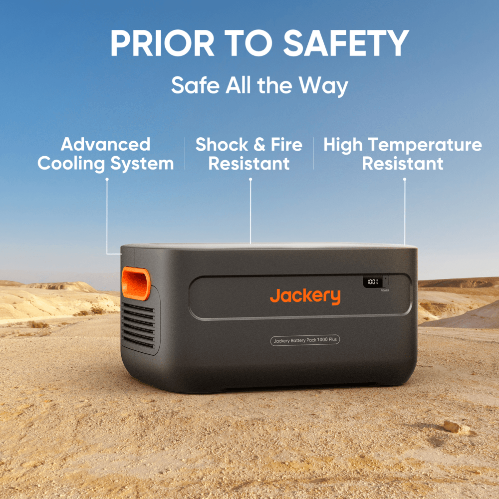 Jackery Add On Battery Pack 1000 Plus For Explorer 1000 Plus Portable Backup Energy Storage